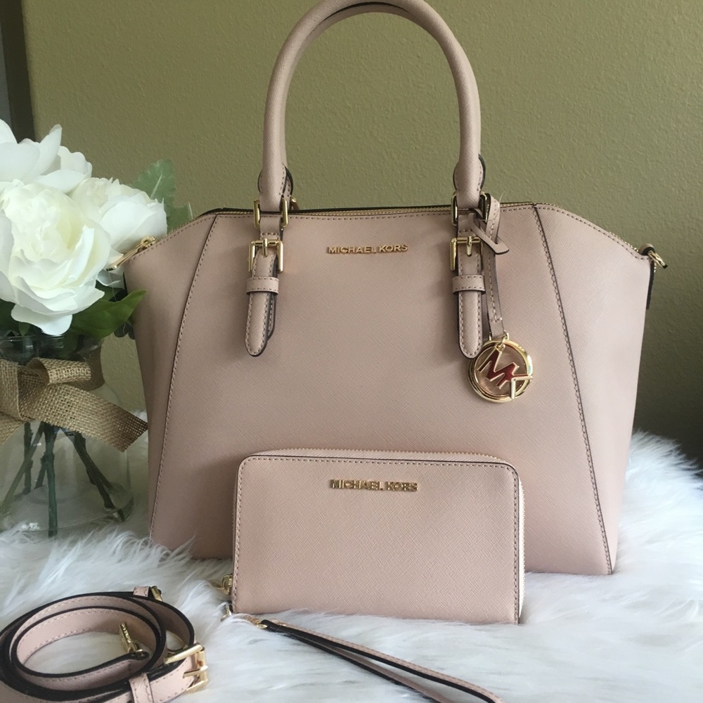 Michael kors large Ciara satchel Bag with Wallet - Picture 2 of 8